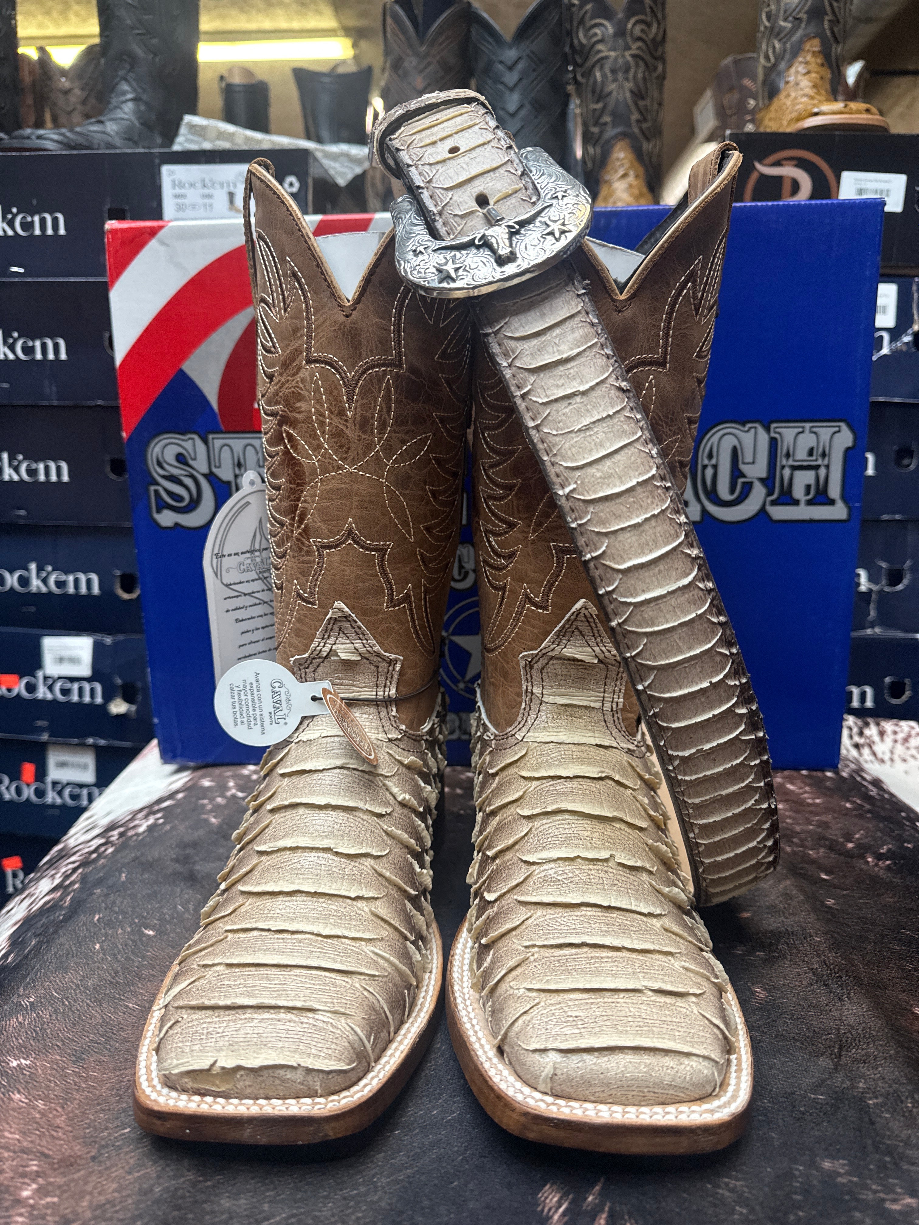 Caval Python boots