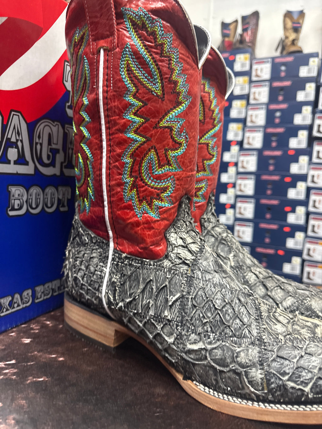 Exotic Fish patch boot
