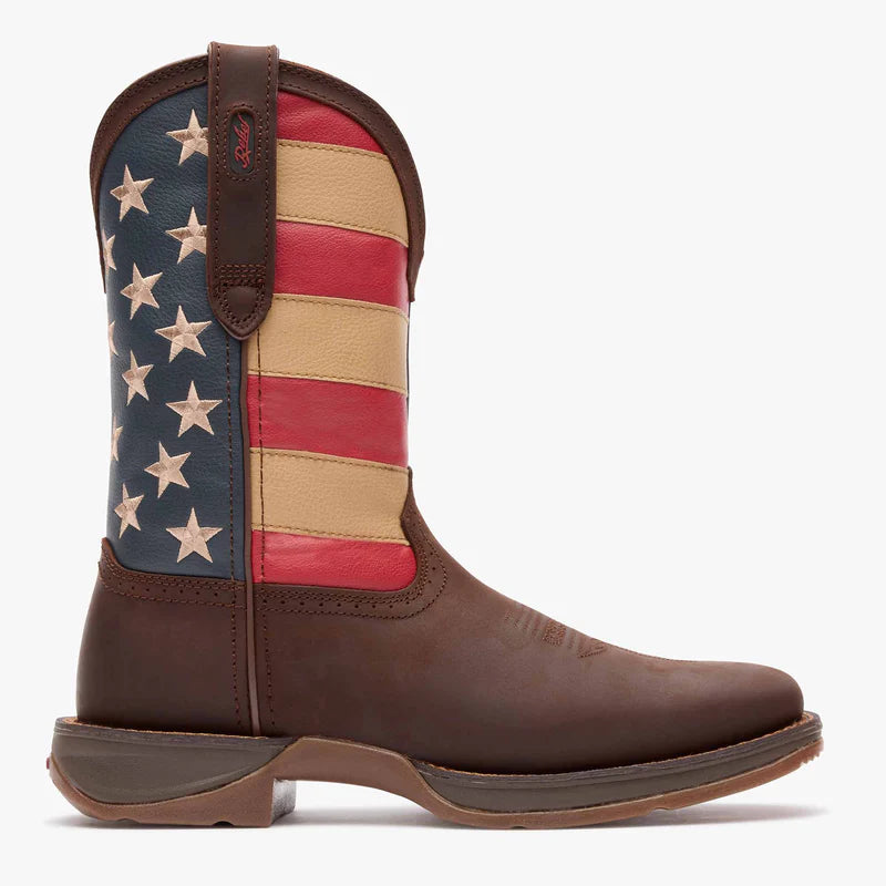 REBEL™ BY DURANGO® PATRIOTIC PULL-ON WESTERN FLAG BOOT