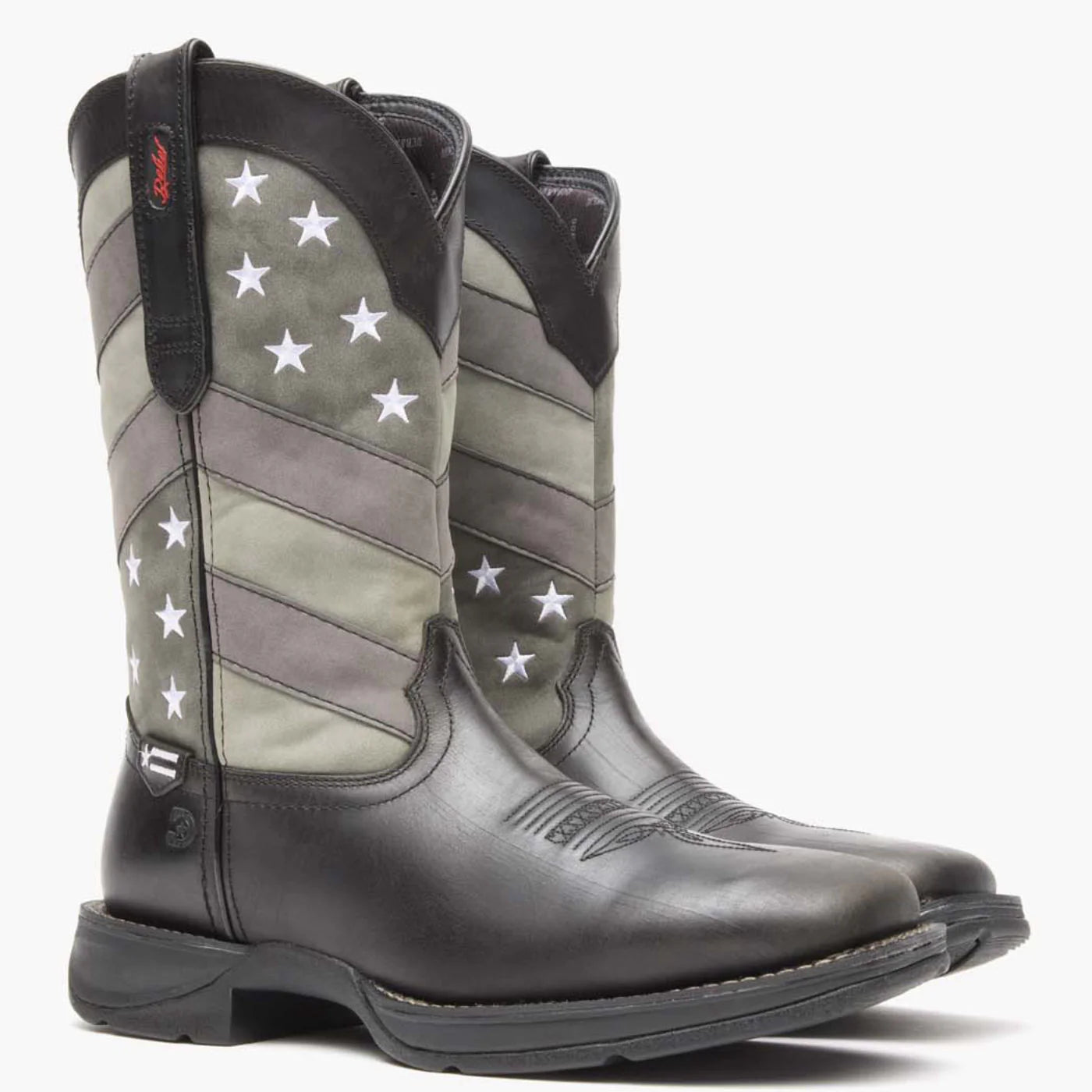 REBEL BY DURANGO® FADED BLACK FLAG WESTERN BOOT