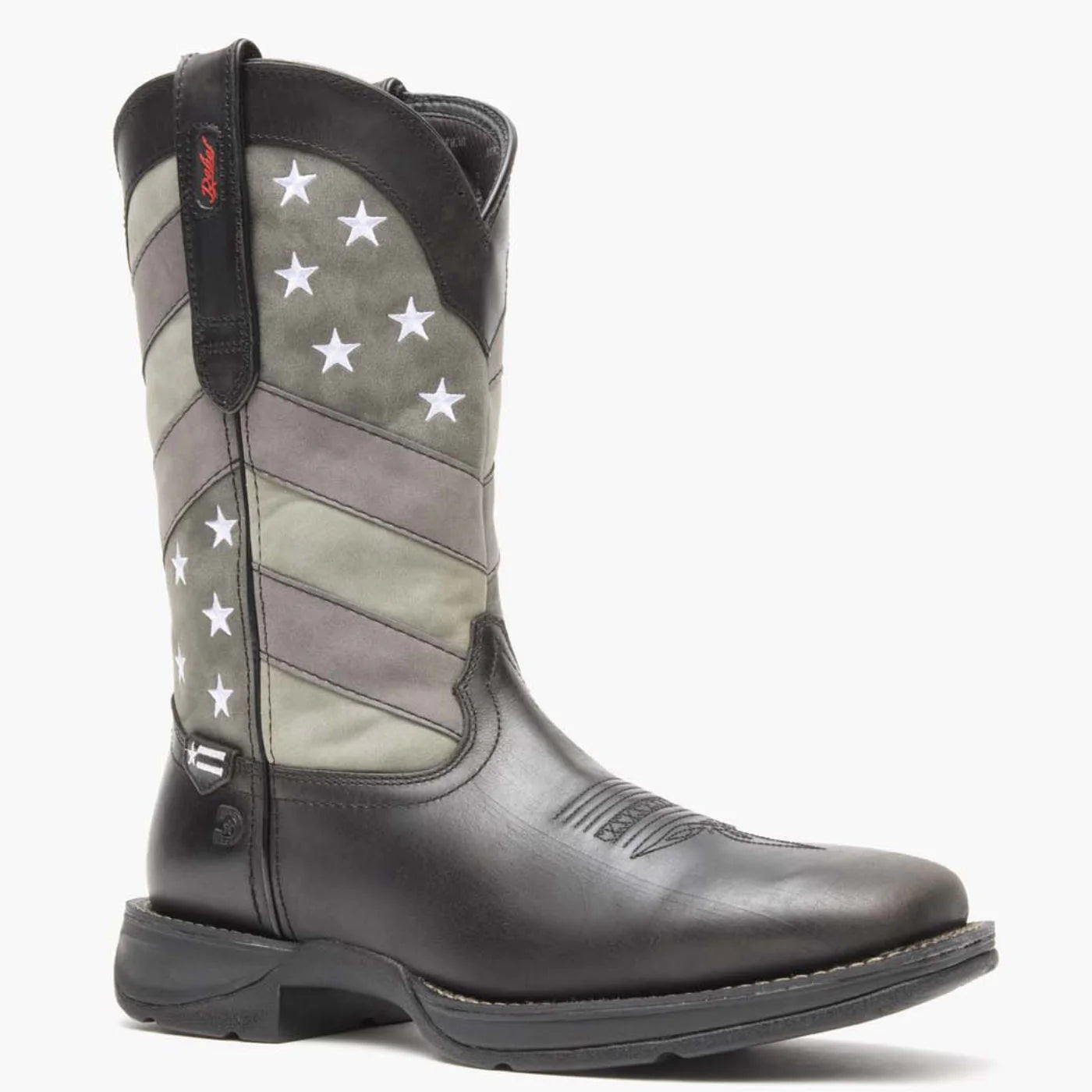 REBEL BY DURANGO® FADED BLACK FLAG WESTERN BOOT