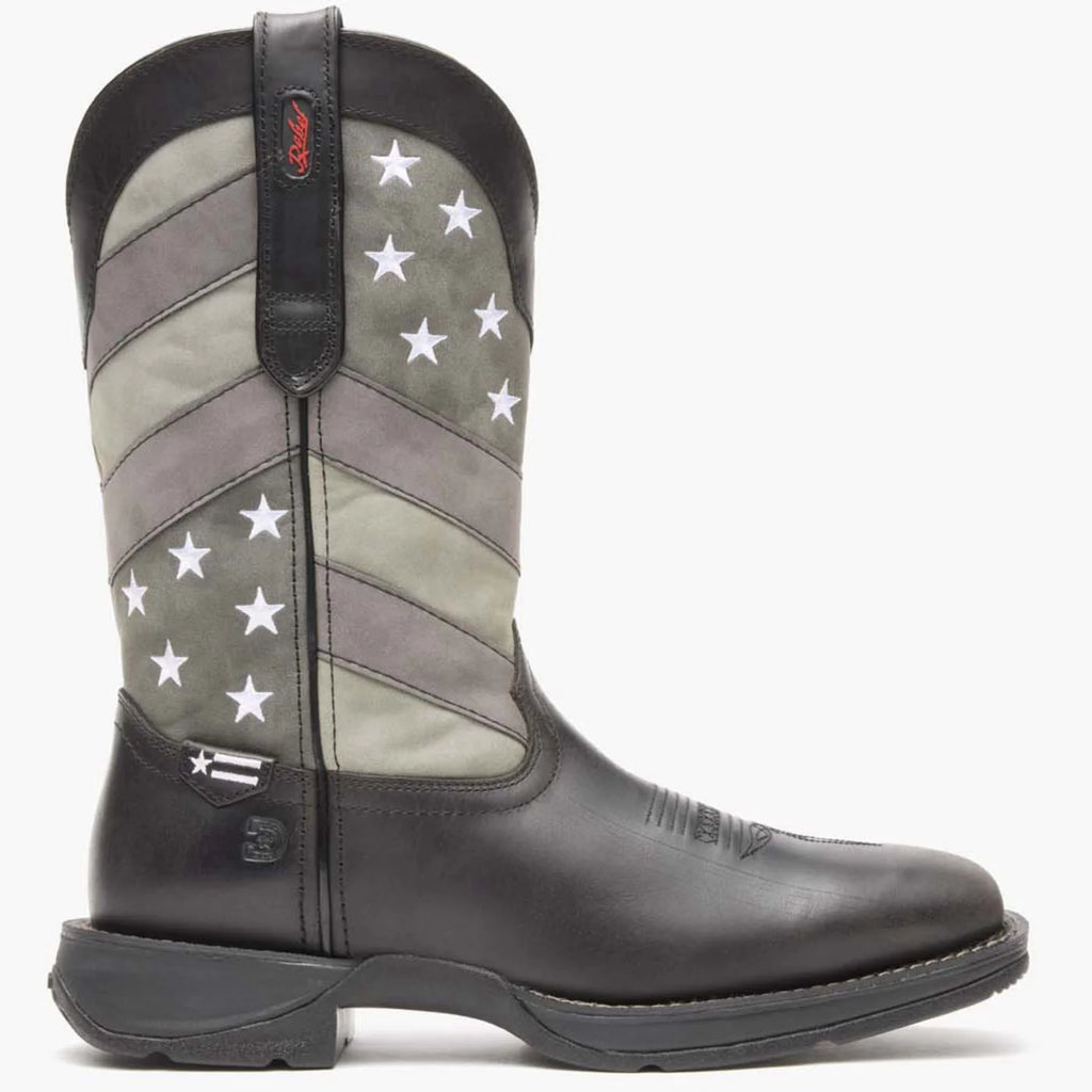 REBEL BY DURANGO® FADED BLACK FLAG WESTERN BOOT