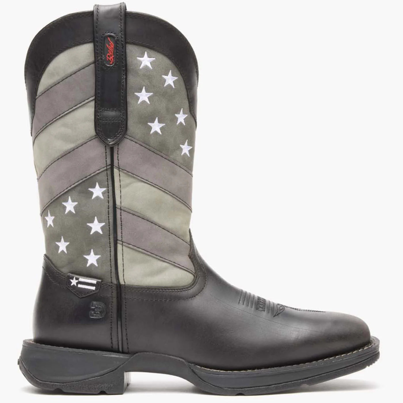 REBEL BY DURANGO® FADED BLACK FLAG WESTERN BOOT